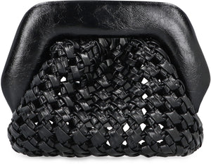 Gea Knots faux leather clutch-1